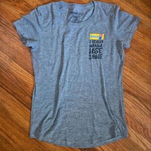 Mean Girls 'I Really Wanna Lose 3 Pounds' grey short sleeve t-shirt size small